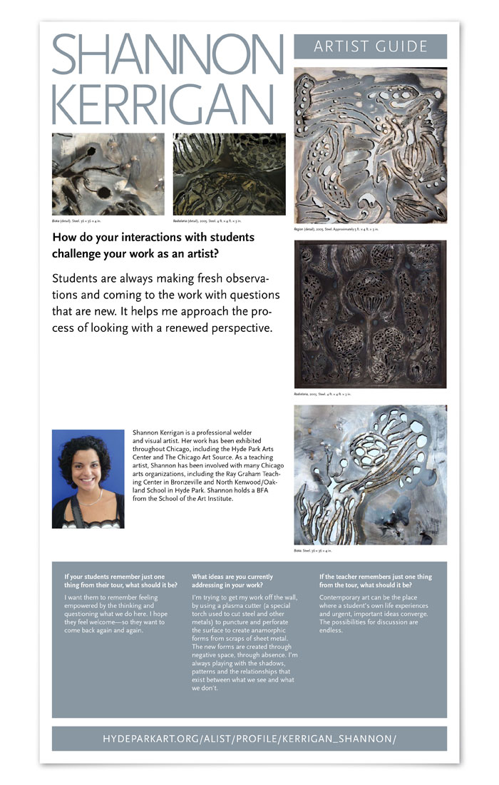 MCA Art Educator Guides